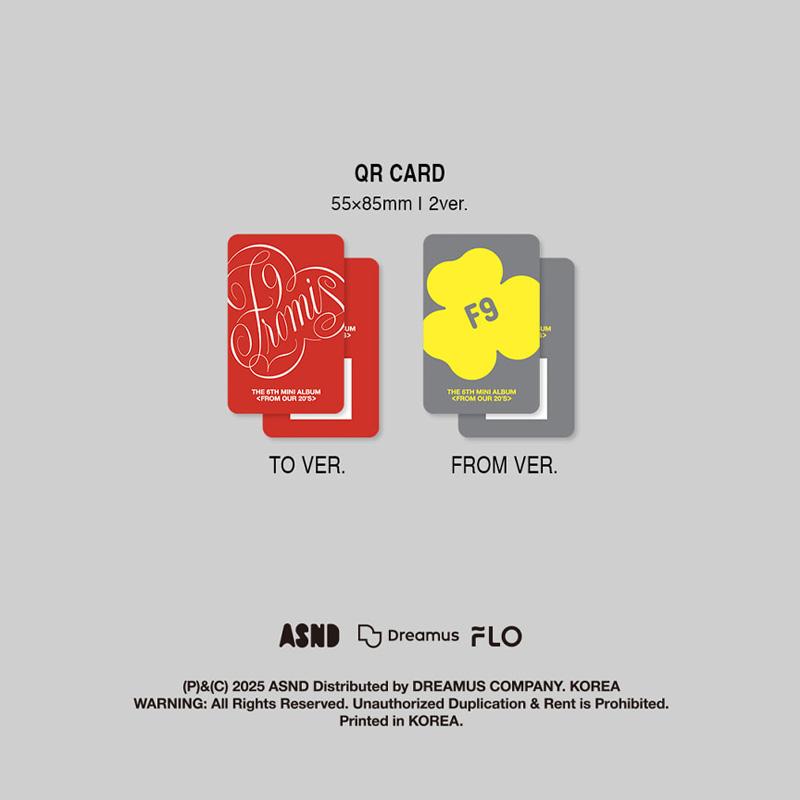 fromis_9 Das 6. Mini-Album 'From Our 20’s' [Postkarten-Version]