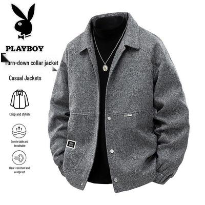 Men's Autumn/Winter Lapel Windproof Casual Outdoor Jacket