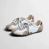 Niche retro round head flat bottom German training shoes women's new versatile summer breathable soft sole casual Forrest Gump shoes