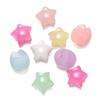 10pcs/lot Acrylic Jelly Colored Stars Shape Beads Bracelet Loose Beads For DIY Jewelry Making Necklace Craft Accessories
