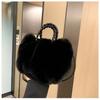 Plush Bag Autumn and Winter Versatile Handbag New Pleated Cloud Bag Premium Messenger Bag Women's Bag