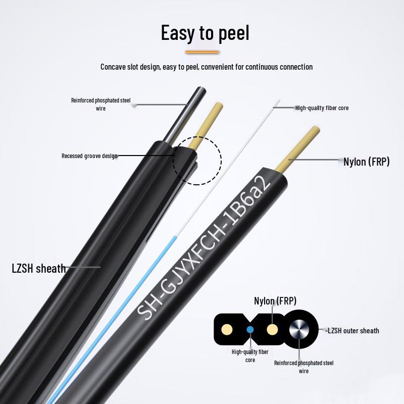 Suhao Telecom-Grade Butterfly Drop Fiber Optic Cable