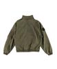 Ertr Asymmetric Zip Up Jacket Khaki
