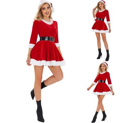 Women's Christmas Party Holiday Party Hooded Suit Costume