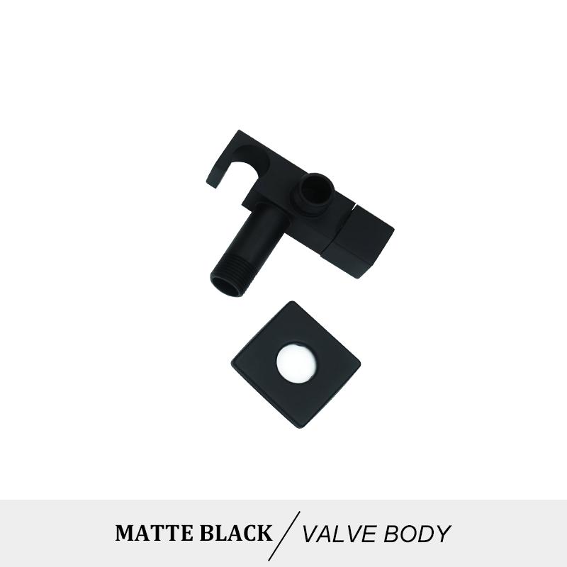 Black Toilet Bidet Nozzle Set Nozzle Gun Shower Handheld Bidet Faucet Portable Toilet Bidet Sprayer Household Hose Self-Cleaning