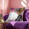 Autism Acceptanc Creative Slogan Square Double-Sided printed Pillow Case Bedroom Bedside Pillow Sofa Cushion Cover