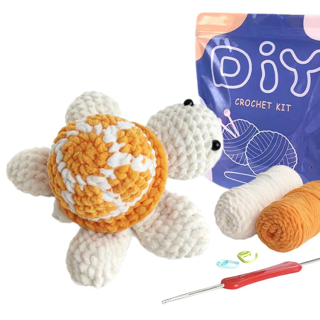 Turtle Knitting Kit for Beginners, Perfect Gift Idea for Craft Enthusiasts(Accessories In Random Color)