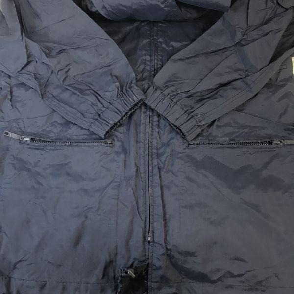 Eddie Bauer 90s Vintage Mountain Parka Women’s XS Navy Nylon Hoodie Coat(USED)