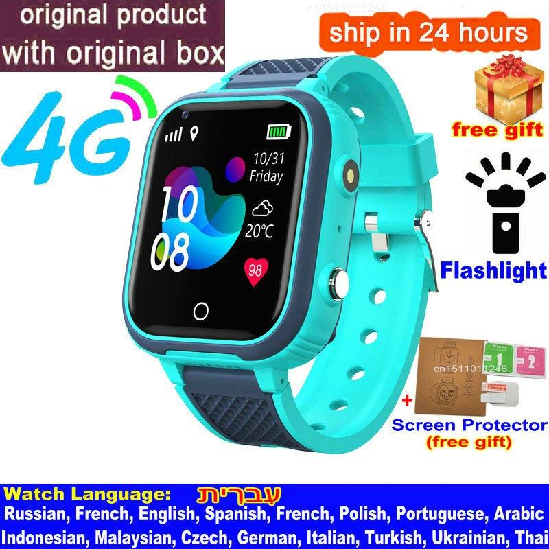 New Smart Watch Kids 4G GPS WIFI Video Call SOS Child Smartwatch Camera Monitor Tracker Location Phone Watch Boy Girl Gifts
