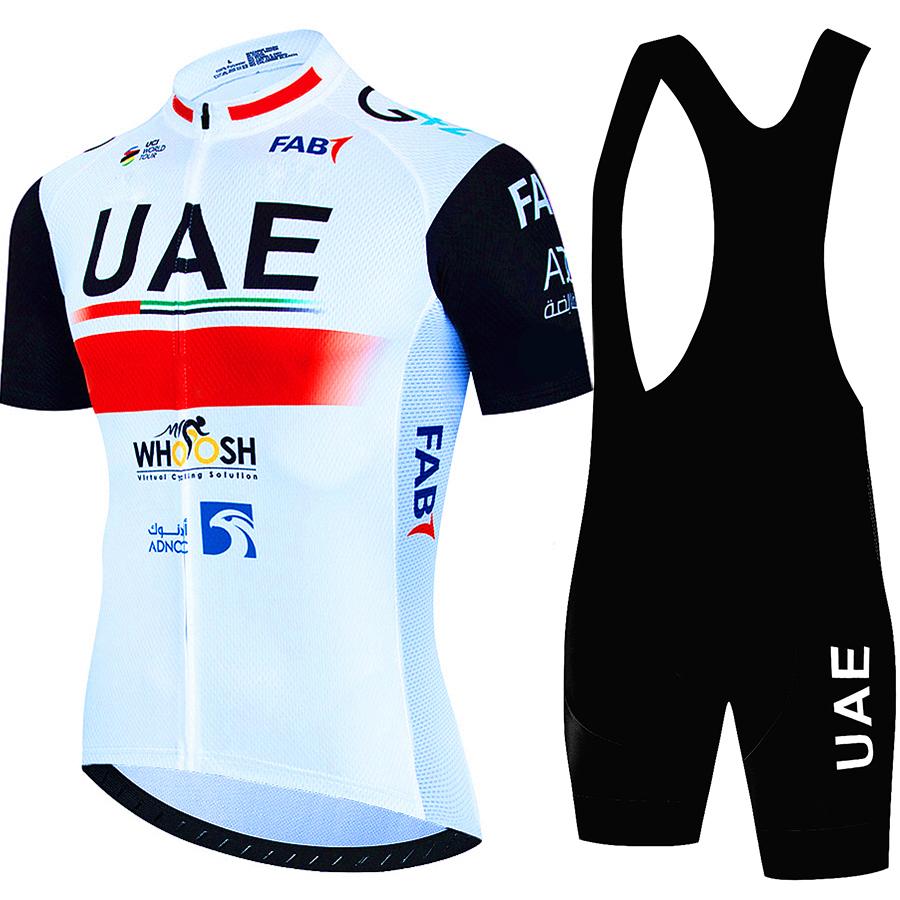 2026 UAE Cycling Jersey Set MTB Uniform Bike Clothing Summer Breathable Bicycle Shirt Ropa Ciclismo Bib Pants Maillot Ciclismo