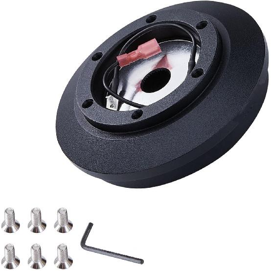 125H Aluminum 6-Hole Steering Wheel Short Hub Adapter Fits For Toyota Camry Tacoma Corolla FJ Cruiser Tundra Matrix Lexus IS GS Scion FR-S XA XB XD