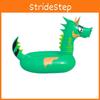 Adult Green Dinosaur Inflatable Swim Ring Thick Pvc Pool Float Raft