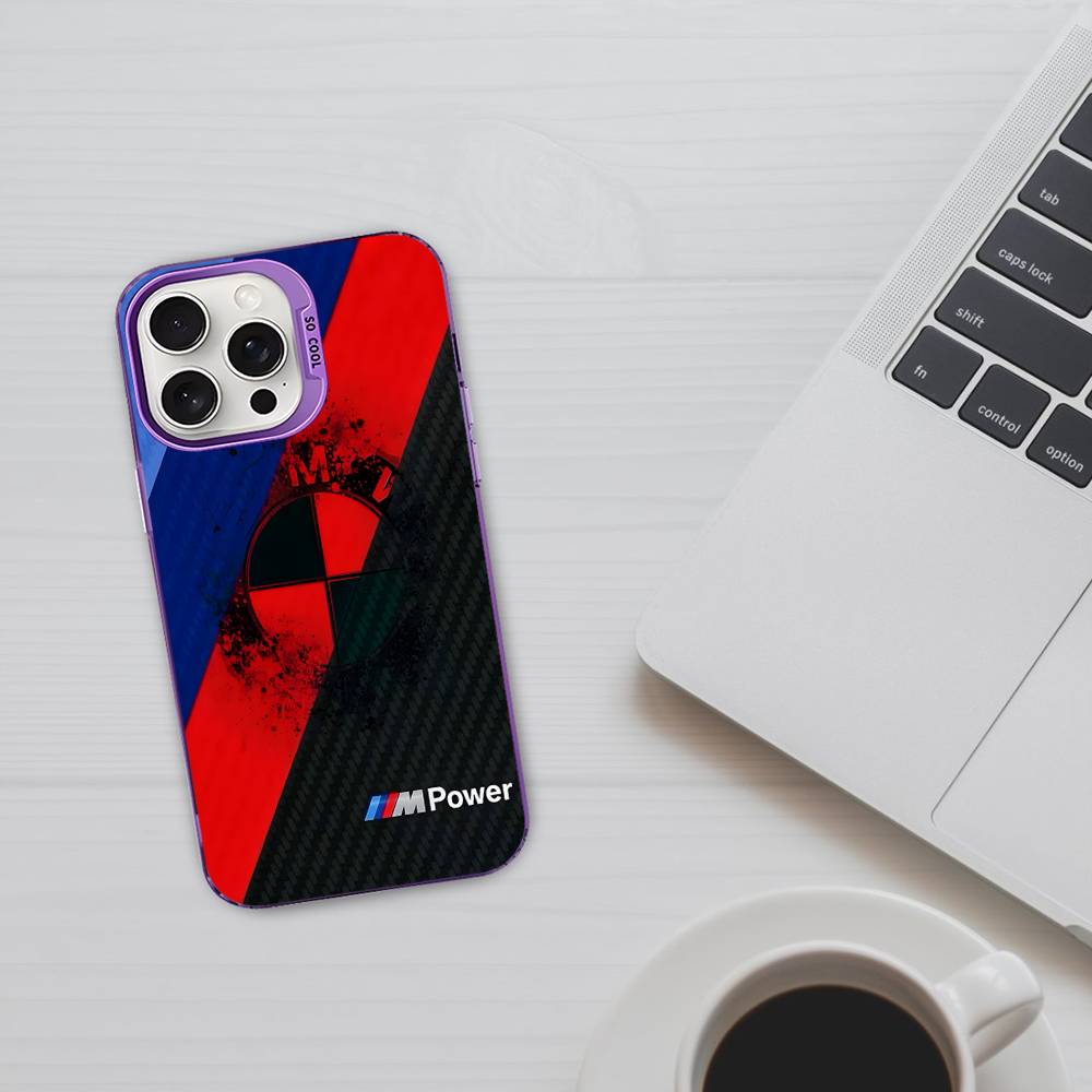 BBIP8 B-BMW-W Fashion Phone Case For IPhone 16 15 14 13 12 11 17 Pro MAX Plus Pro Matte Shockproof Cover
