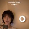 USB Rechargeable Magnetic Night Light, 1 Mode LED Lamp for Bedroom Wall Lighting, Portable USB Charging with Magnetic Base,