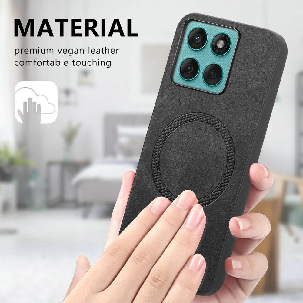 Luxury Business Soft‑Touch Leather Case For Motorola Edge 70 Pro 60 50 Fusion Neo G87 G77 G67 G17 G15 Power For Magsafe Cover