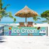 Summer Fence Banner Holiday Party Banner Backdrop Yard Indoor Outdoor Decoration Photo Booth Background For Tropical Tiki Themed