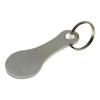 Metal Shopping Trolley Tokens Couple Key Chains Decorative Key Hook Keyrings