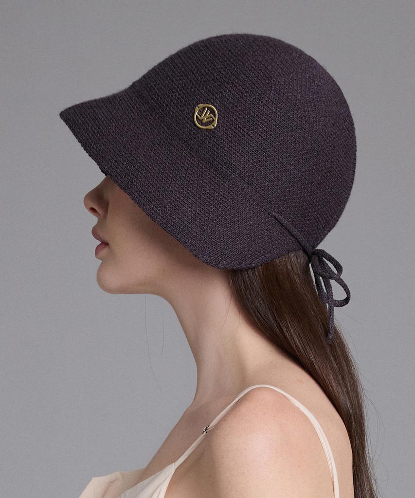 Hwaiteusaenjeu Ribbon Bonnet Hat Bordeaux (6 Colors)