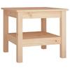 Vidaxl Stolik Kawowy, 45X45X40 Cm, Lite Drewno Sosnowe
