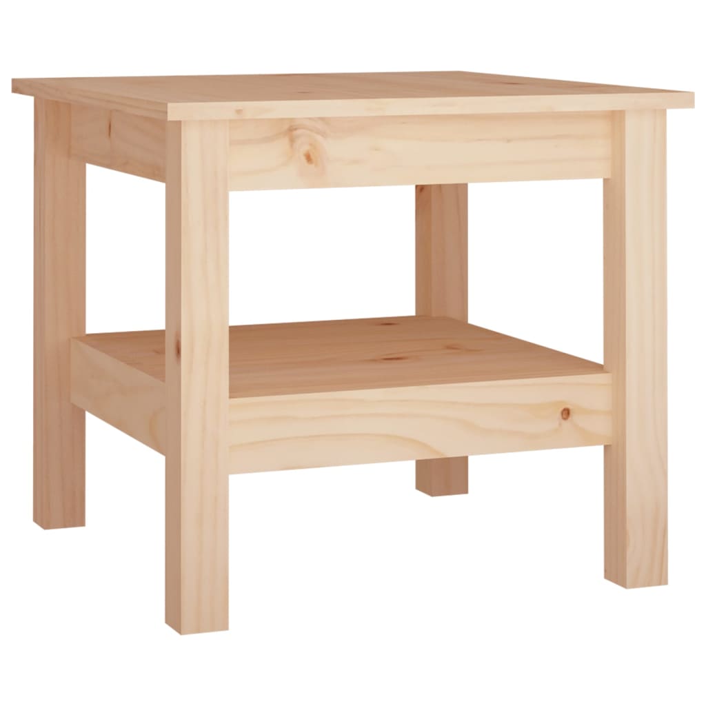 Vidaxl Stolik Kawowy, 45X45X40 Cm, Lite Drewno Sosnowe