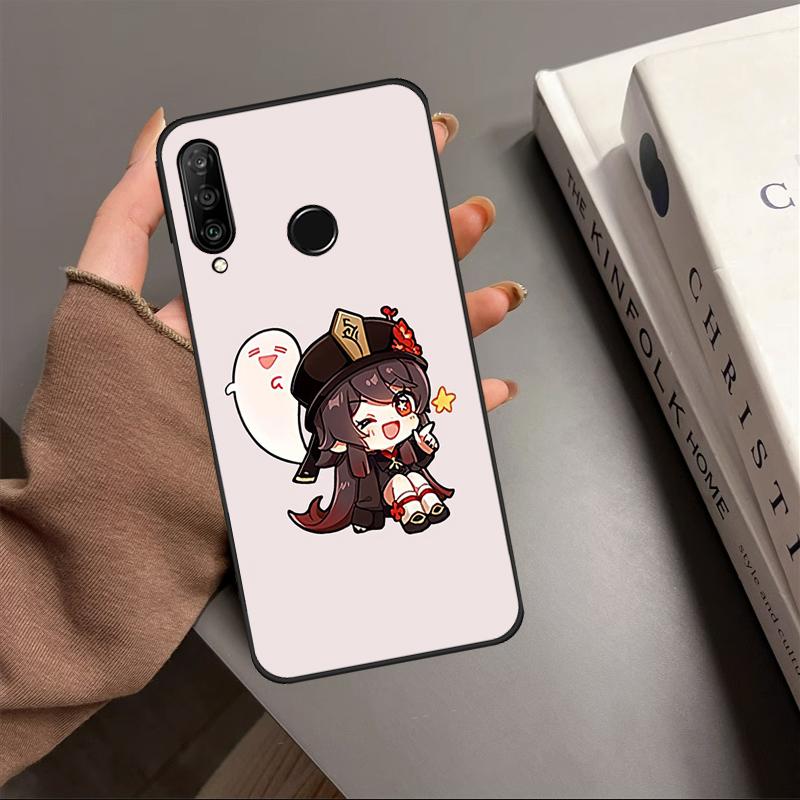 Genshin Impact Hu Tao For Huawei Nova 10 9 SE Y91 Y61 Y90 Y70 Y60 Y72 12s 12i 11i 7i 8i P60 Pro P30 P40 Lite Case