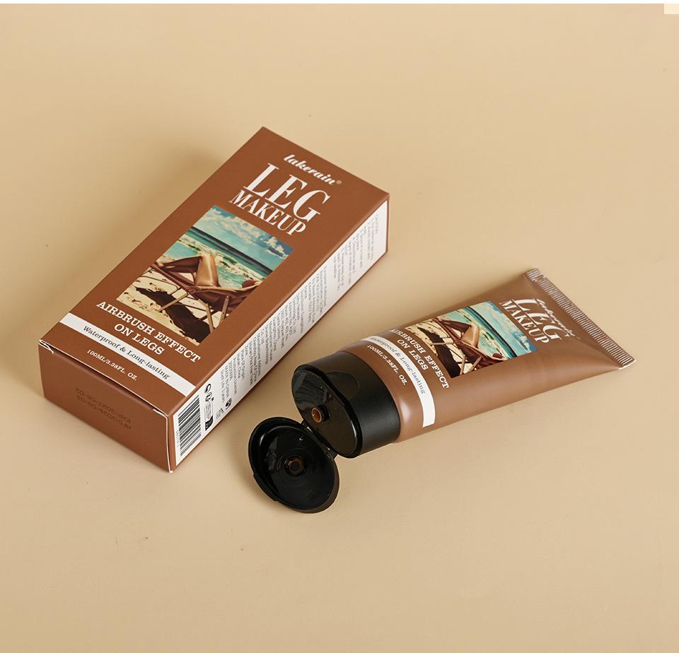 Lakerain 100 ml Långvarig Mörkbrun Benmakeup & Concealer Solbränningslotion