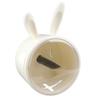 Toilet Paper Holder Container Plastic Cute Rabbit Wall Mounted Transparent Roll Paper Storage Dispenser Box for
