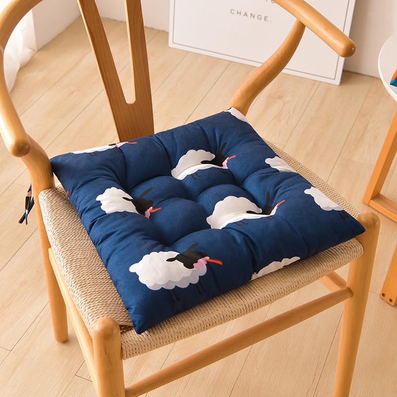 Thickened Printed Chair Seat Pad for Office, Student, or Dining Chairs