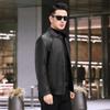 KAISER Men's Genuine Leather Stand Collar Jacket