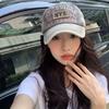 Retro Embroidery Letter Baseball Caps for Men Women Spring Summer Washed Cotton Hip Hop Hats Unisex Outdoor Sunshade Hats