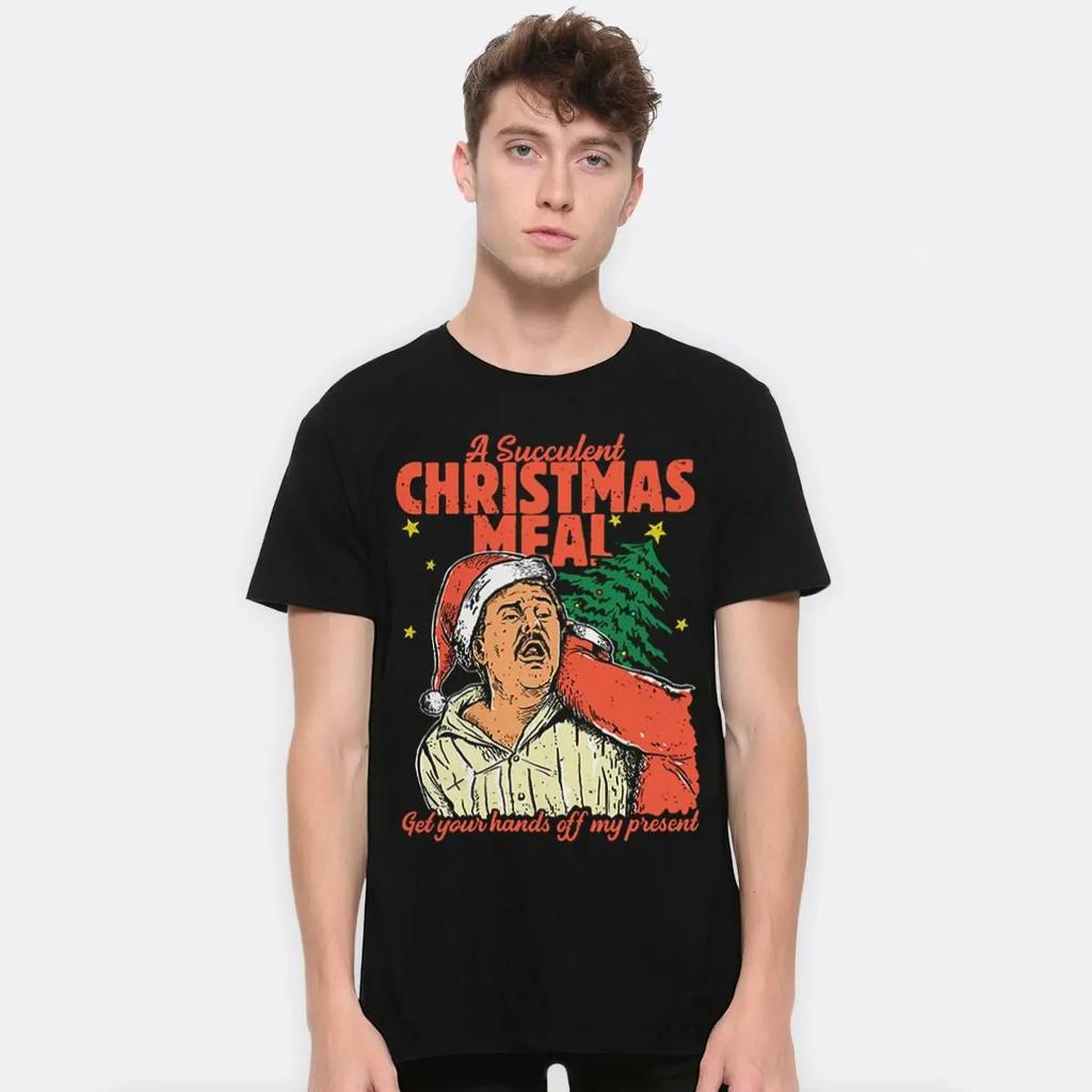 A Succulent Christmas Meal Santa Meme TShirt Cool XMas Gift Shirt Unisexs and Womens Tee Shortsleeved Unisexs Tshirt