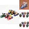 Super Mario Bros Kart Pull Back Car Action Figure Set 6 Pcs Colorful Collectibles