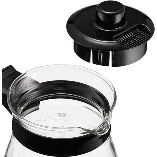 Kalita coffee server easy pour heat-resistant glass 4-7 people 800ml microwave dishwasher safe 800 N #31207 hand drip equipment carafe decanter cafe