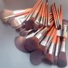 M Series Makeup Brush Set: Powder, Blush, Eyeshadow, Nose, Eyebrow, Blending, Contouring Brush.