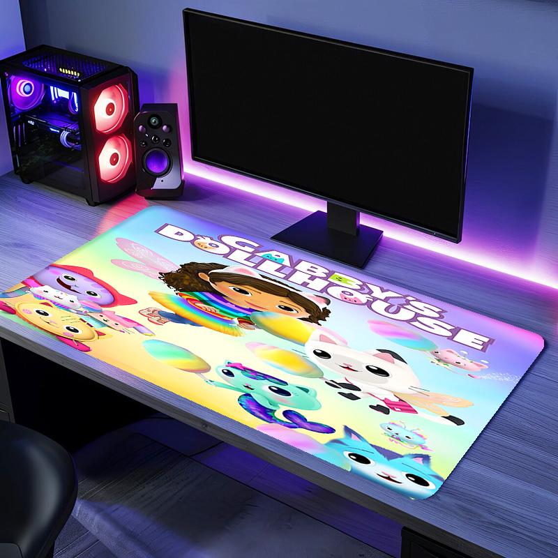 Gabby's Dollhouse2 Mouse Pad - Non-Slip Rubber Base, Smooth Surface for Work,Gaming,Office,And Home Use, Desk Mouse Pad