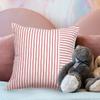 Solid Luxury Corduroy Striped Square Cushion Covers Soft Splicing Throw Pillow Covers for Couch Bed Chair Cushion Pillowcase