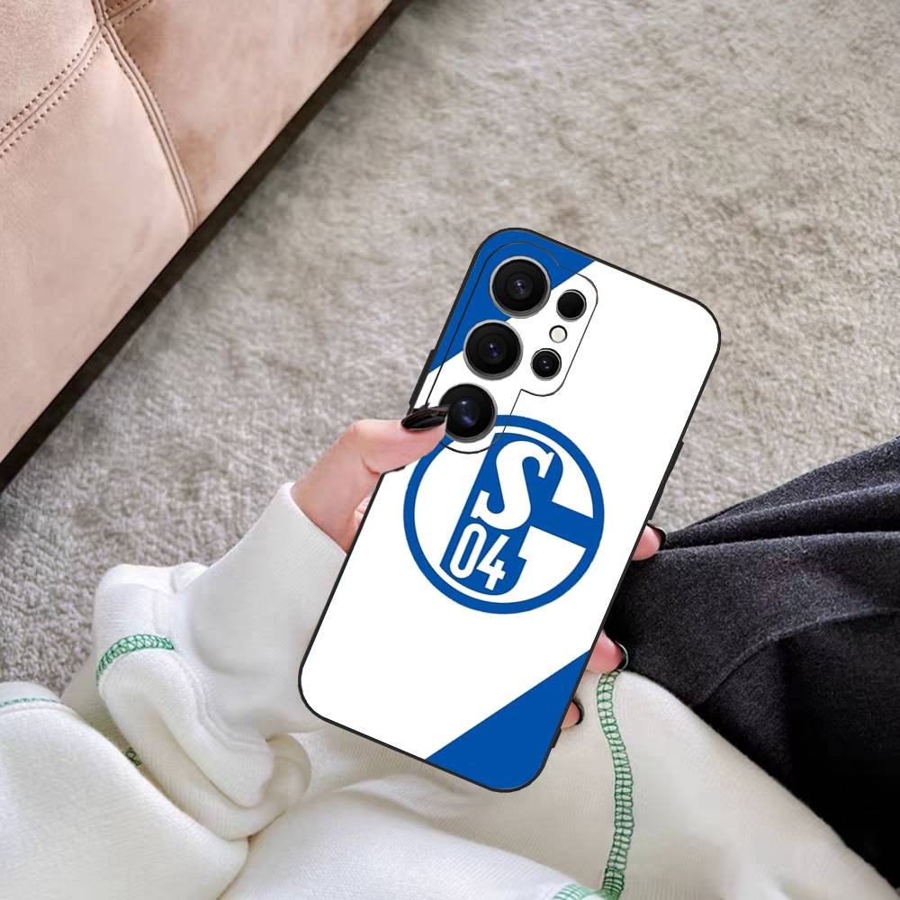 S-Schalke 04 Phone Case For Samsung S 24 Fe 25 Ultra Plus 20 Lite 21 30 22 23 24 22 Ultra 5G Fundas