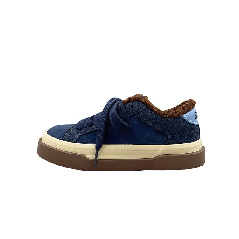 Fashion Women's Casual Sports Shoes Winter New Round Head Shallow Mouth Plus Velvet Warm Anti-slip Wear-resistant Low-top Shoes