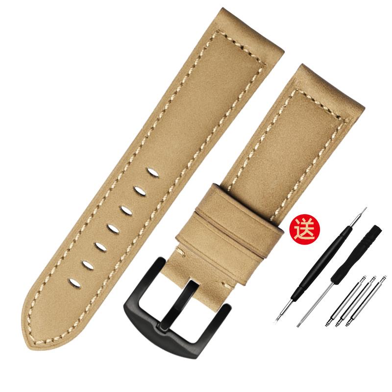 

Ремешок для часов из натуральной кожи с верхним слоем, винтажный ремешок ручной работы из натуральной кожи Crazy Horse, 19 мм, 21, 22 мм, 24 мм, 23 мм, ремешок для часов 24mm