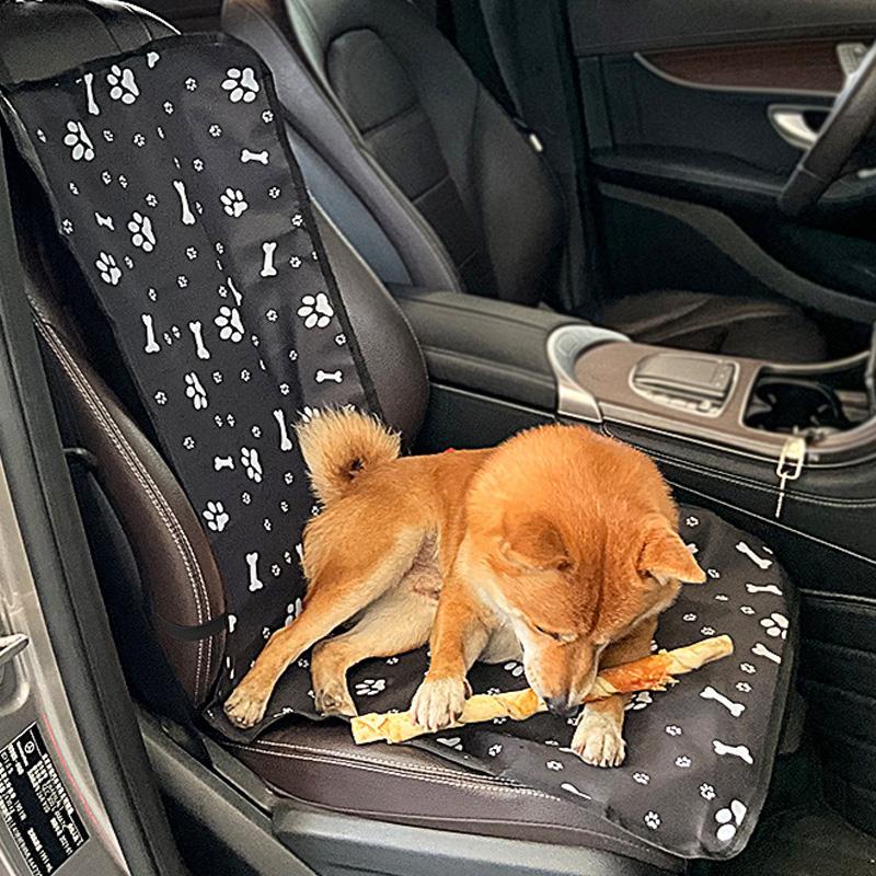 Car Rear Seat Dog Seat Cover Protector Mat Durable Oxford Cloth Anti Scratch Easy Clean Travel Pet Universal Fit Accessory