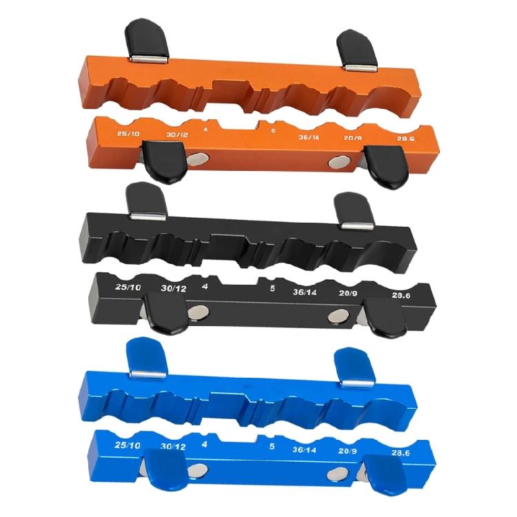 Road Bike Spindles Vises Insert Magnetic Clamp Holder Aluminum Alloys Vises Insert Jaw Bicycles Benches Vises Jaw Pad