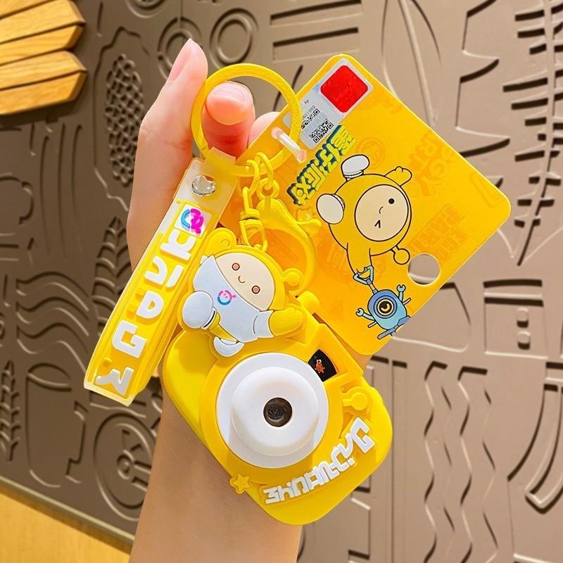 Egg Party Lion Dance Keychain Lovely Silicone Bag Charms Ideal For Holiday Gifts