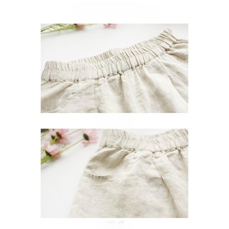 Women's Lantern Pants Lace Haren Pants Cropped Pants Summer Loose Casual Pants