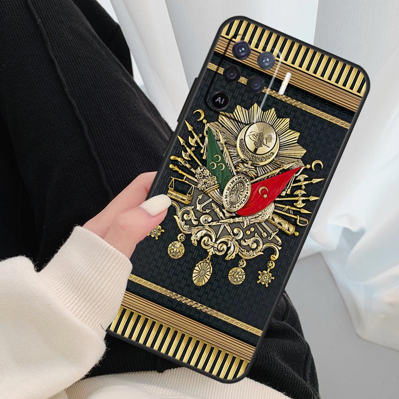 Ottoman Empire Coat Of Arms Phone Case For OPPO A5 A9 2020 A31 A53 A53S A1K A15 A16 A52 A72 A83 A91 A93 A54 A74 A94