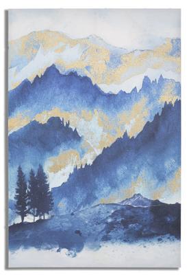 Printing With Paint Mountain Tree Cm 80X3X120