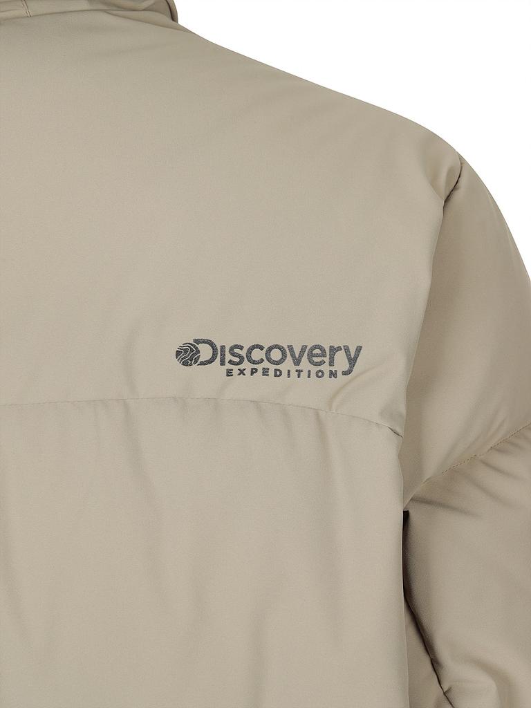 Discovery Expedition Men'S Leicester G Goose Down Long Padded Jacket (L/Beige)