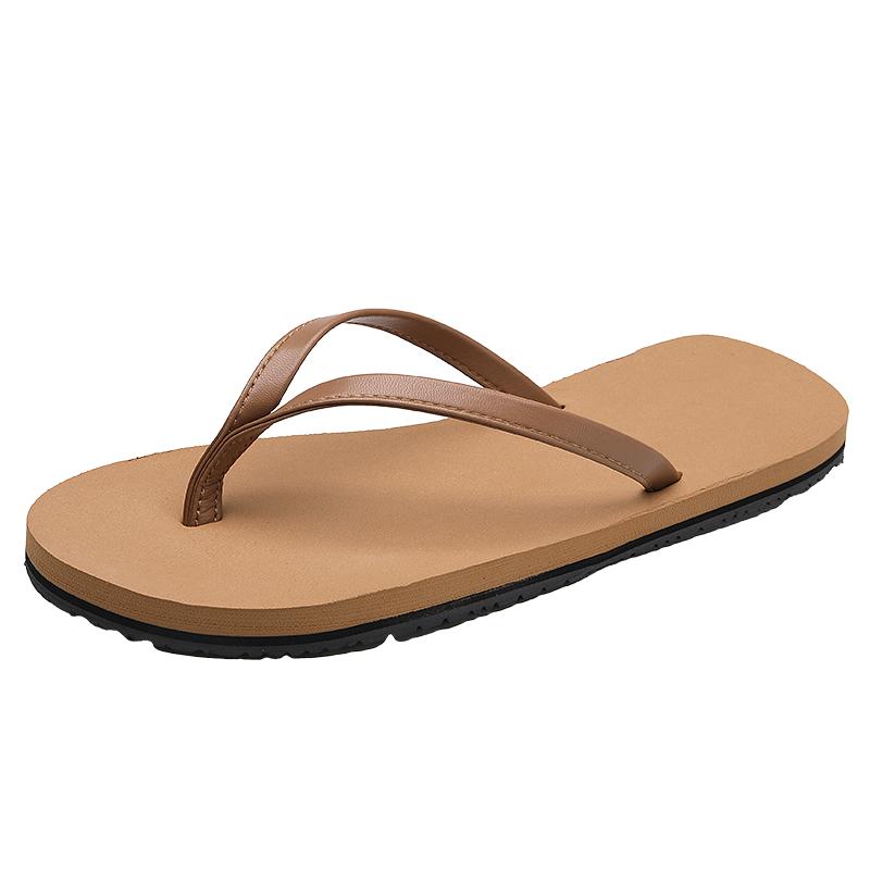 

Fashion New flat flip-flops non-slip lightweight flip-flops men s summer sandals Outdoor beach soft-soled bathroom casual men s shoes 39
