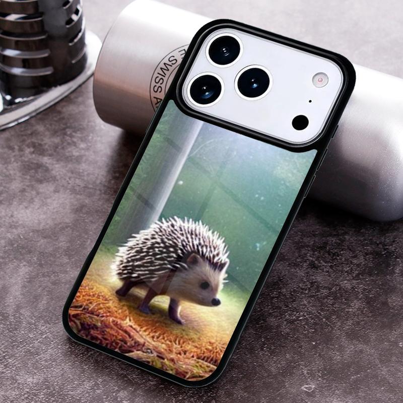 Hedgehog in the forest Phone Case for iPhone 17 16 15 Pro Max Air 14 13 12 11 Plus Shockproof Cover