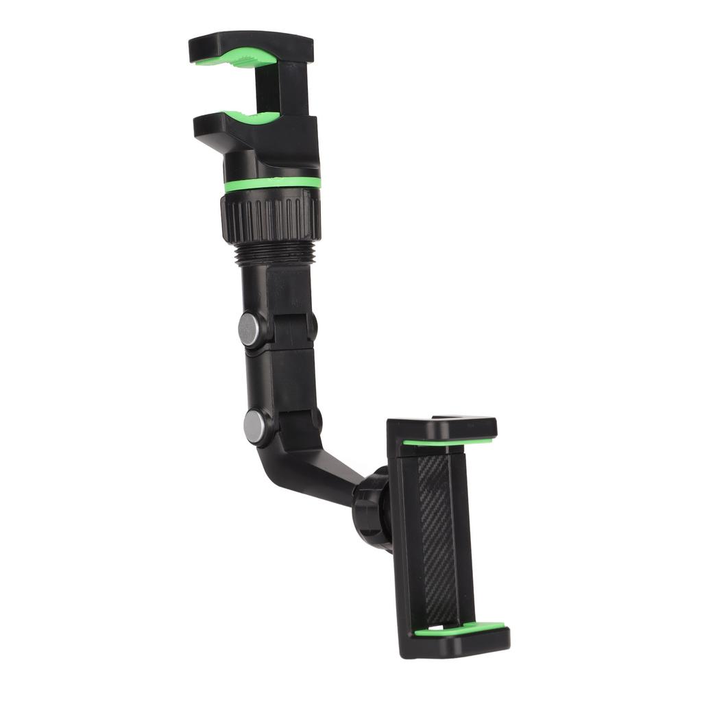 Rearview Mirror Phone Holder 360 Degrees Rotating Adjustable Width Easy Installation Widely Used