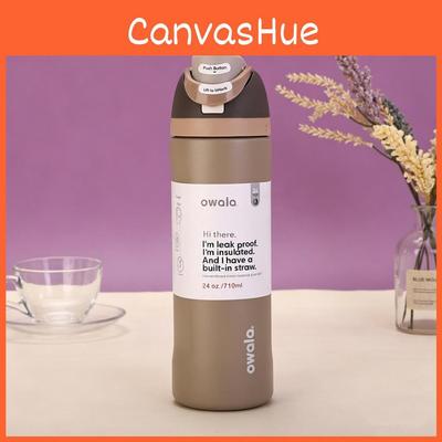 Owala 24oz Insulated Travel Mug With Double Drinking Lid For Outdoor Use